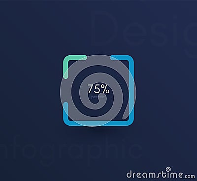 Vector graphic infographics. Template for creating web applications, workflow layout, diagram, banner, modern design, business Stock Photo