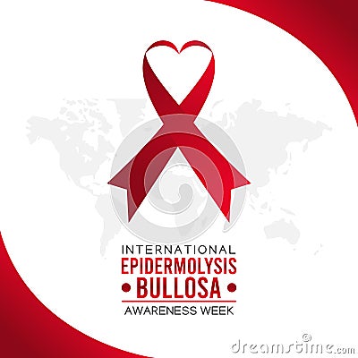 Vector graphic of international epidermolysis bullosa awareness week good for epidermolysis bullosa awareness week celebration. Vector Illustration