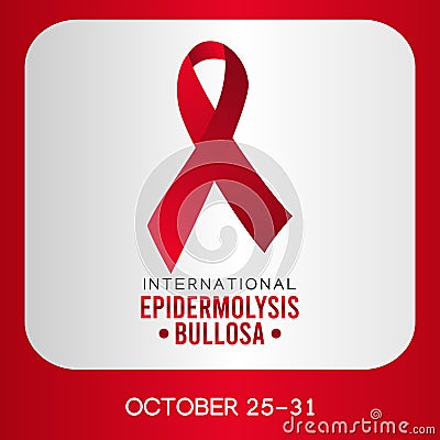 Vector graphic of international epidermolysis bullosa awareness week good for epidermolysis bullosa awareness week celebration. Vector Illustration