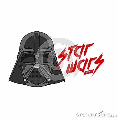 Vector graphic of star wars day good for star wars day celebration. Vector Illustration