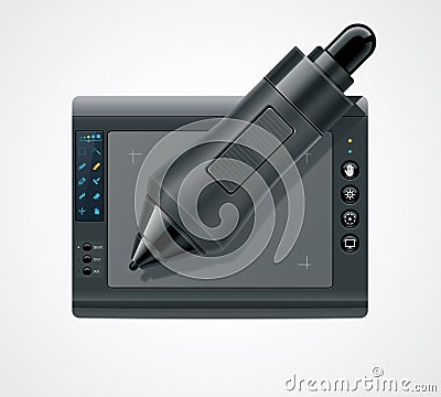 Vector graphic tablet icon Vector Illustration