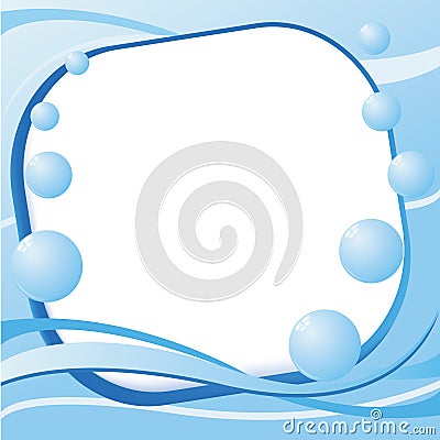 Vector graphic water layout Vector Illustration