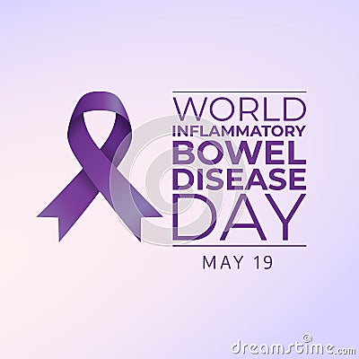 vector graphic of World Inflammatory Bowel Disease (IBD) Day Vector Illustration