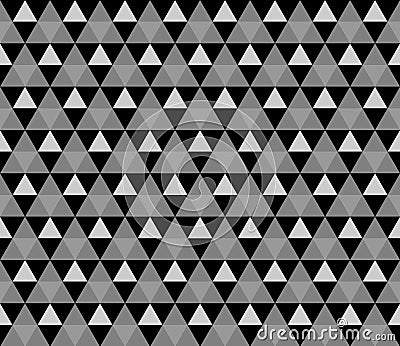 Vector gray scale seamless pattern, background Vector Illustration