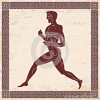 Vector Greek drawing. Vector Illustration