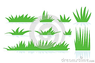 Vector of a green grass Stock Photo