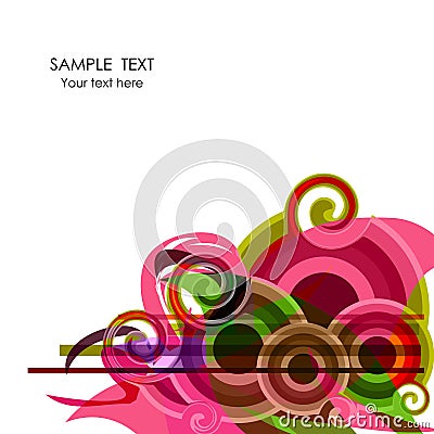 Vector greeting card Vector Illustration