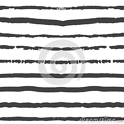 Vector grunge horizontal stripes. Vector Illustration