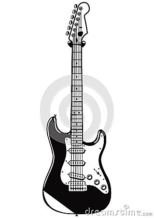 Vector guitar Stock Photo
