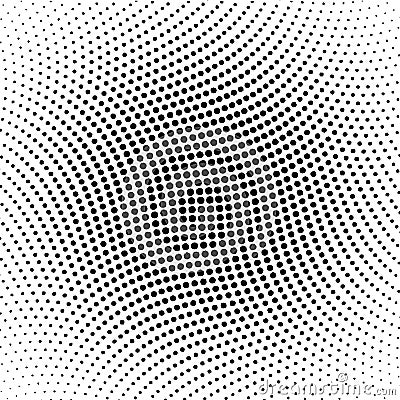 Vector halftone dots Vector Illustration