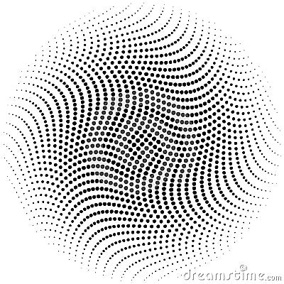 Vector halftone dots Vector Illustration