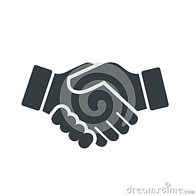 Vector of Handshake Icon - vector iconic design Vector Illustration