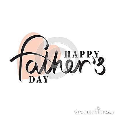 Vector happy fathers day Vector Illustration