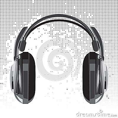 Vector headphones Vector Illustration