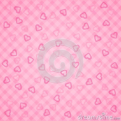 Vector heart background Vector Illustration