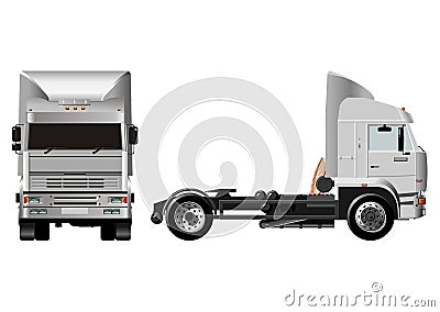 Vector heavy truck Vector Illustration