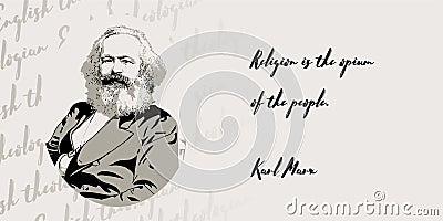 105_Karl Marx Vector Illustration