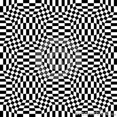 Vector hipster abstract geometry pattern mesh, black and white seamless geometric background Vector Illustration