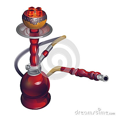 Vector hookah Stock Photo