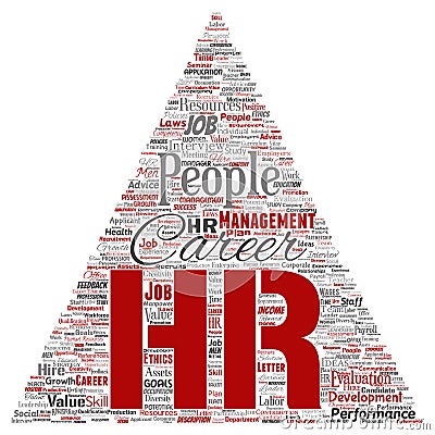 Vector hr human resources career management Vector Illustration