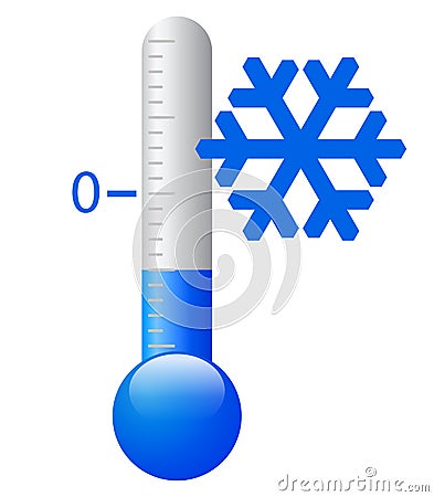 Vector ice cold symbol Vector Illustration