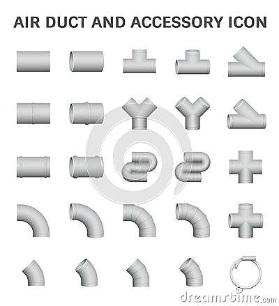 Air Duct Icon Vector Illustration