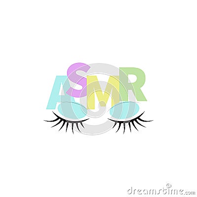 Vector icon ASMR Vector Illustration