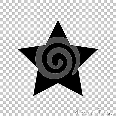 Vector icon star. Flat icon. Vector Illustration