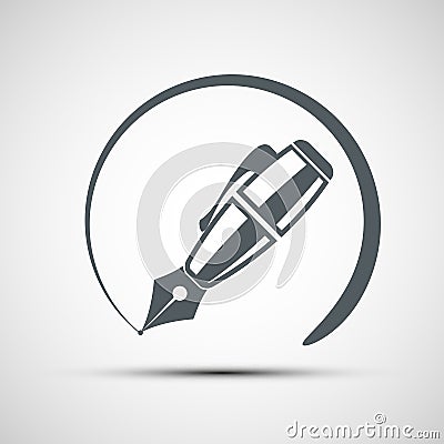 Vector icons pen Vector Illustration