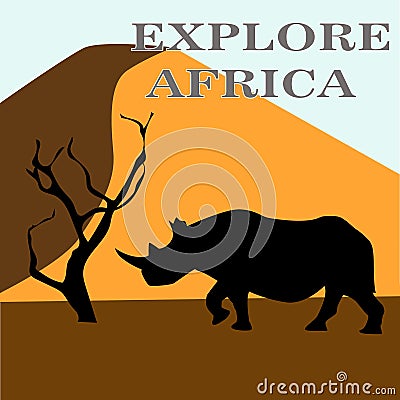 Vector illustration of Africa Vector Illustration