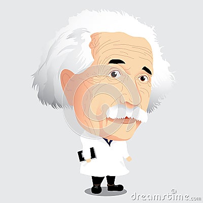 Vector illustration - Albert Einstein Vector Illustration