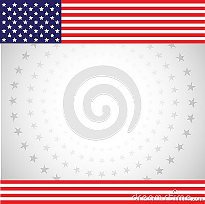 Patriotic background Vector Illustration