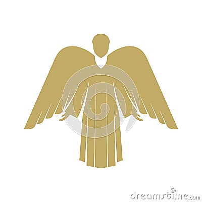 Vector illustration. The angel is God's herald Vector Illustration
