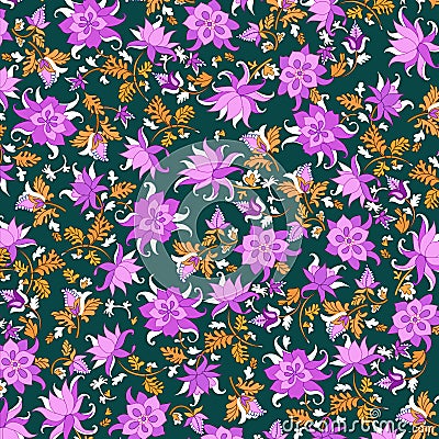 Vector illustration of beautiful flower pattern Vector Illustration