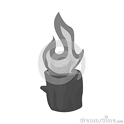 Vector design of blaze and fiery logo. Set of blaze and blazing stock symbol for web. Vector Illustration