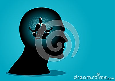 Peaceful Mind Vector Illustration