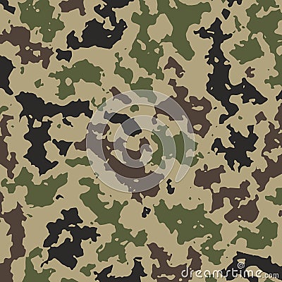 Camouflage background for military clothes Vector Illustration