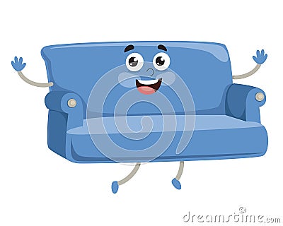 Vector Illustration Of Cartoon Armchair Vector Illustration