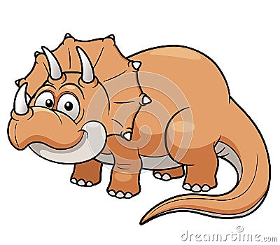 Cartoon dinosaur Vector Illustration