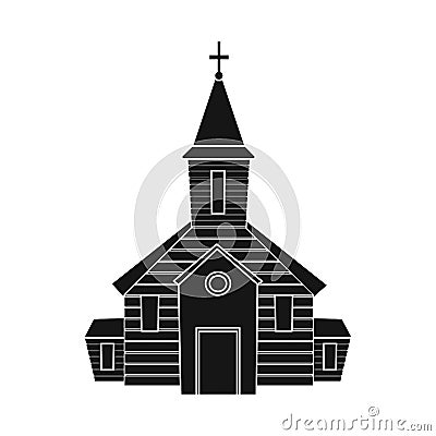 Vector illustration of church and orthodox symbol. Set of church and bible vector icon for stock. Vector Illustration