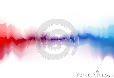 Vector illustration of color blur smoke moving shape Vector Illustration