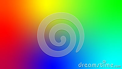 Vector illustration depicting all the colors of the rainbow and the rest of their possible options. Background image. A smooth Cartoon Illustration