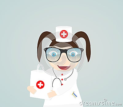 Vector illustration of a doctor Vector Illustration