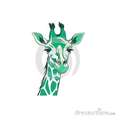 Giraffe Comics Mascot: Bold, Playful, And Spirited Cartoon Illustration