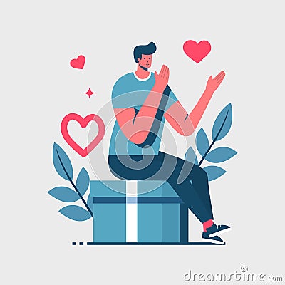 Vector Illustration Flat Love Heart for Valentines Day 14 Vector Illustration