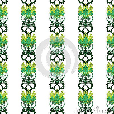 Vector illustration of floral ornamental background Vector Illustration