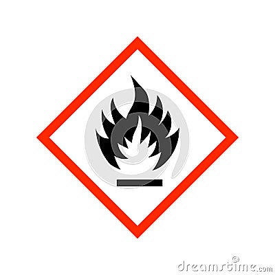 Vector illustration GHS hazard pictogram Vector Illustration