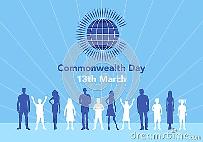 Commonwealth Day illustration Cartoon Illustration