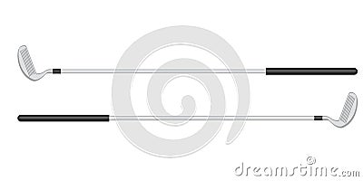 Vector illustration of Golf Club. Modern golf stick- isolated on white background. Golf club vector illustration on Vector Illustration