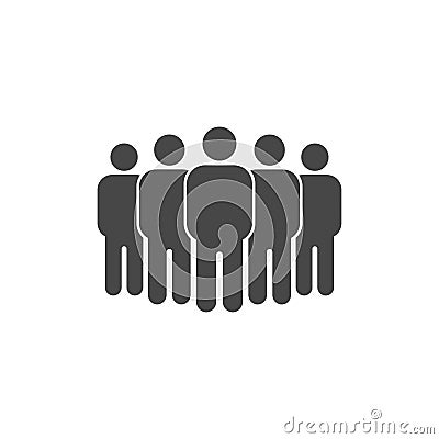 Vector group of people icon Vector Illustration